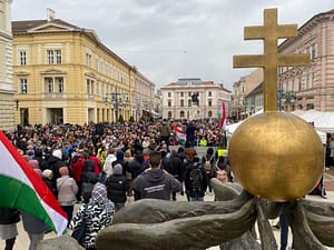 Fotó/ Szokodi László ( Magyar Péter a Tisza Párt elnöke)